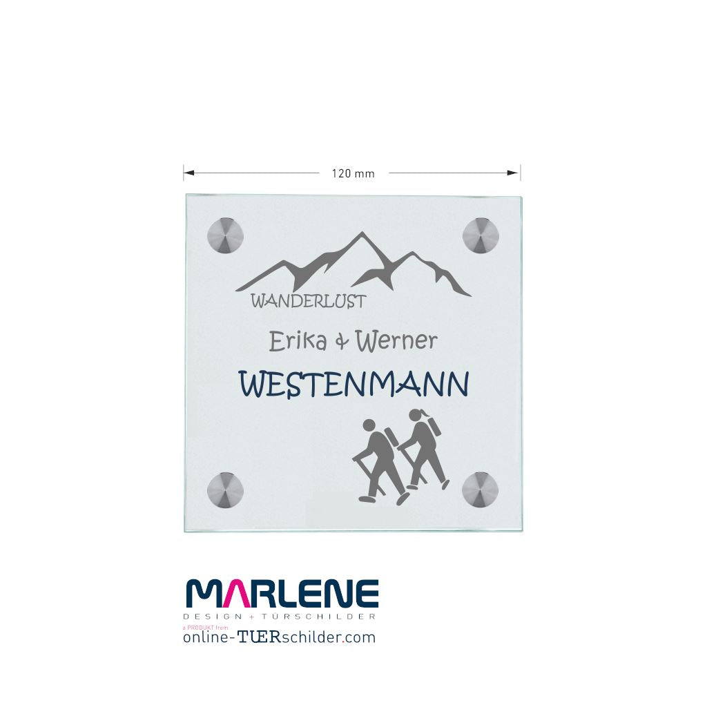Haustürschilder Wandern 14