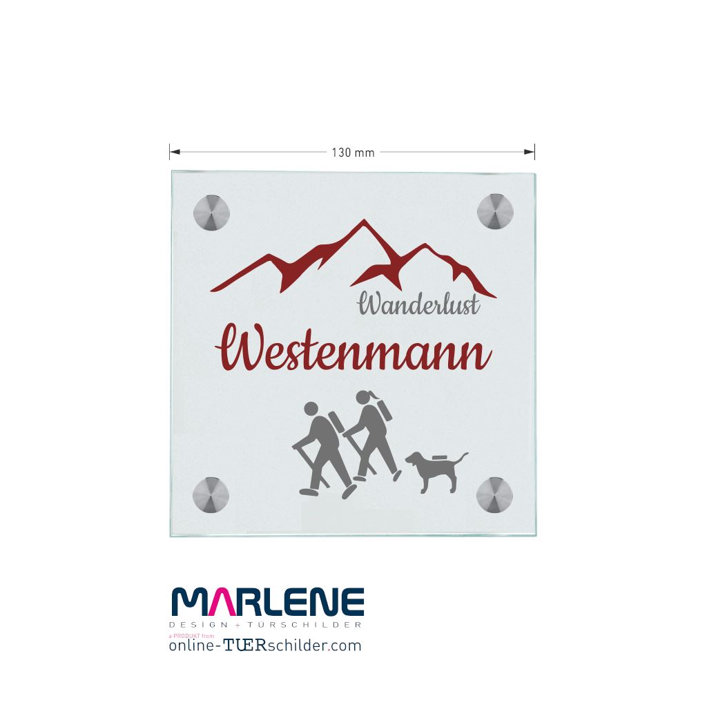 Haustürschilder Wandern 15