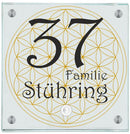 Namensschild mit Klingelknopf Motiv 37 Klingelschild 37