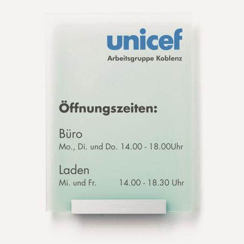 Türschilder Lübeck für Ihr Büro - mit Scheiben aus Acrylglas in verschiedenen Farben 20