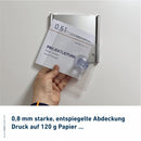 Türschild für Ihr Büro Marne de Luxe - mit Edelstahlabdeckkappen - 6