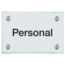 Praxisschilder aus Glas Personal 3