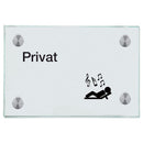 Praxisschilder aus Glas Privat 7
