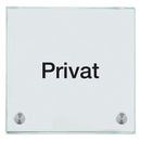 Praxisschilder aus Glas Privat 6