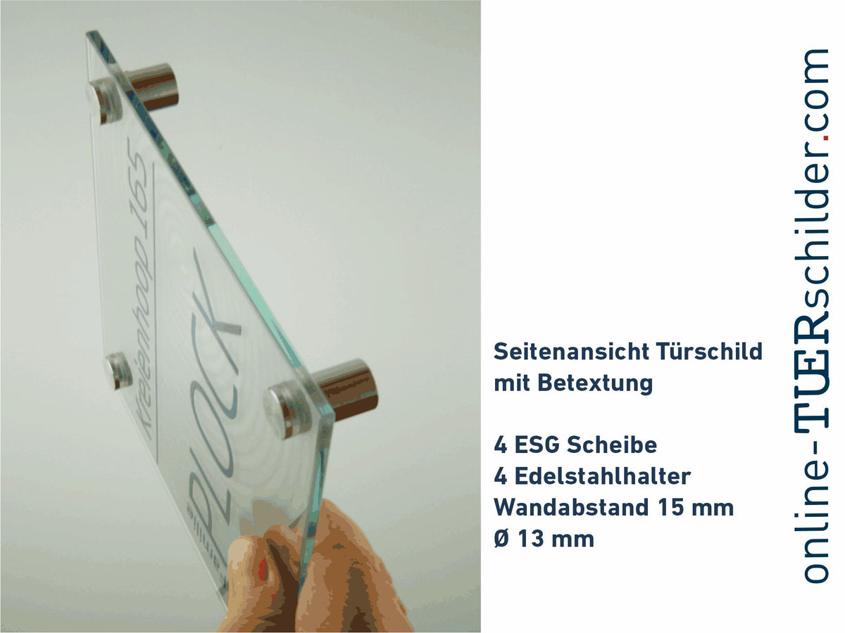 Haustürschilder Graf personalisiert 110