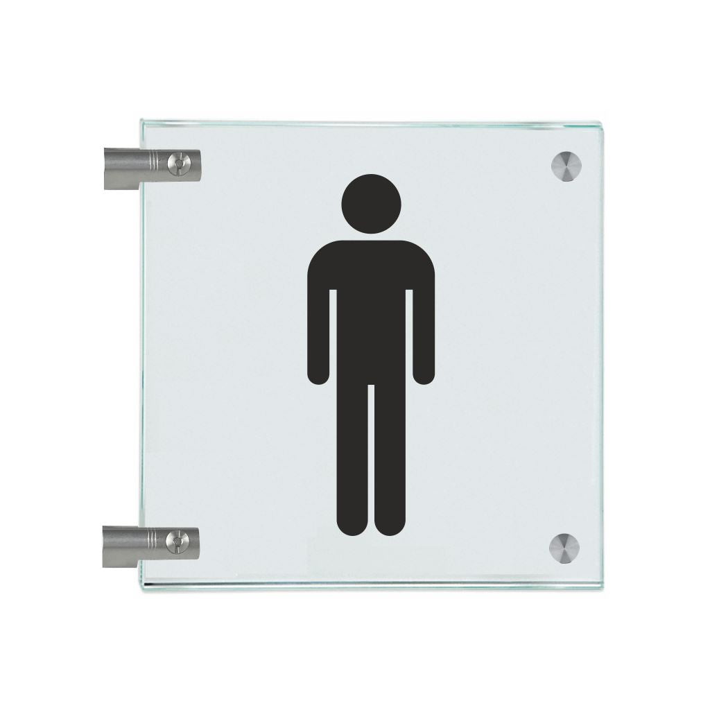 Fahnenschild Herren Piktogramm 1