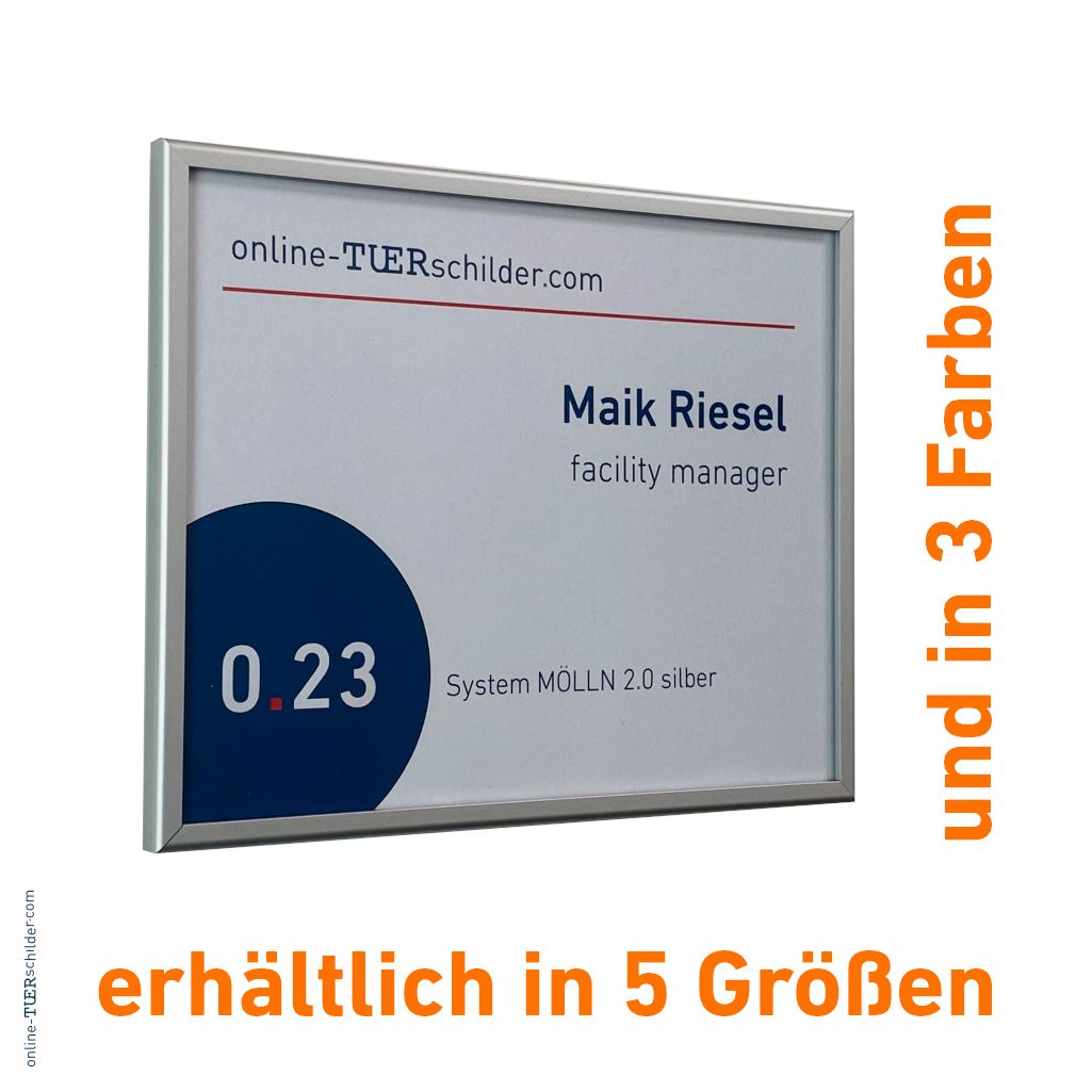Türschild für Ihr Büro Mölln 2.0 1