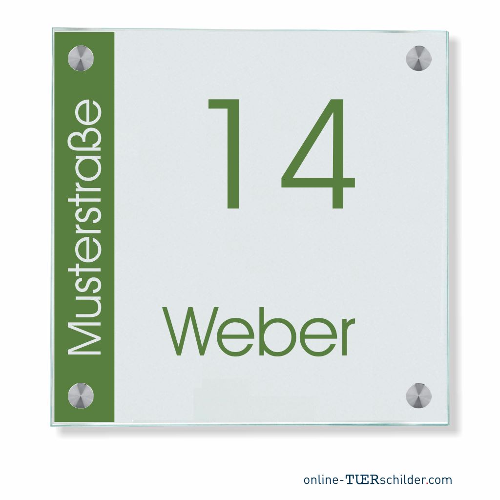 Haustürschilder Weber 20