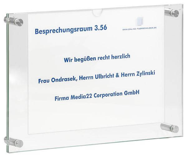 Infoträger aus Glas