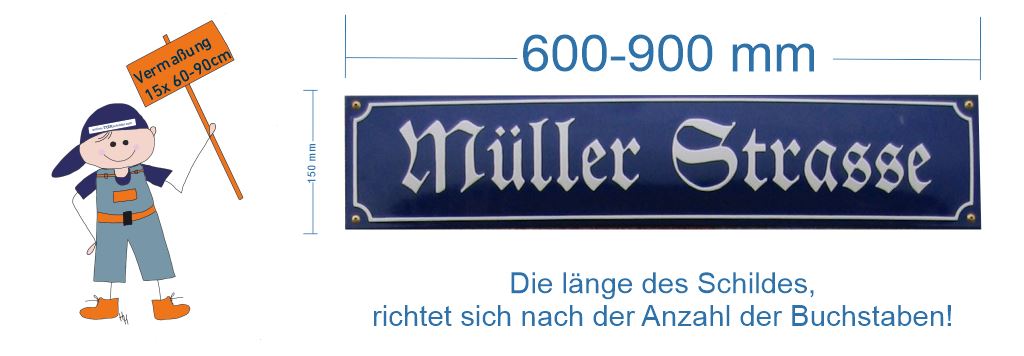 Emailleschilder Original-Straßenschild 2