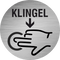 Piktogramm  Klingeln aus Edelstahl