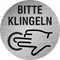 Piktogramme Bitte Klingeln 2 aus Edelstahl