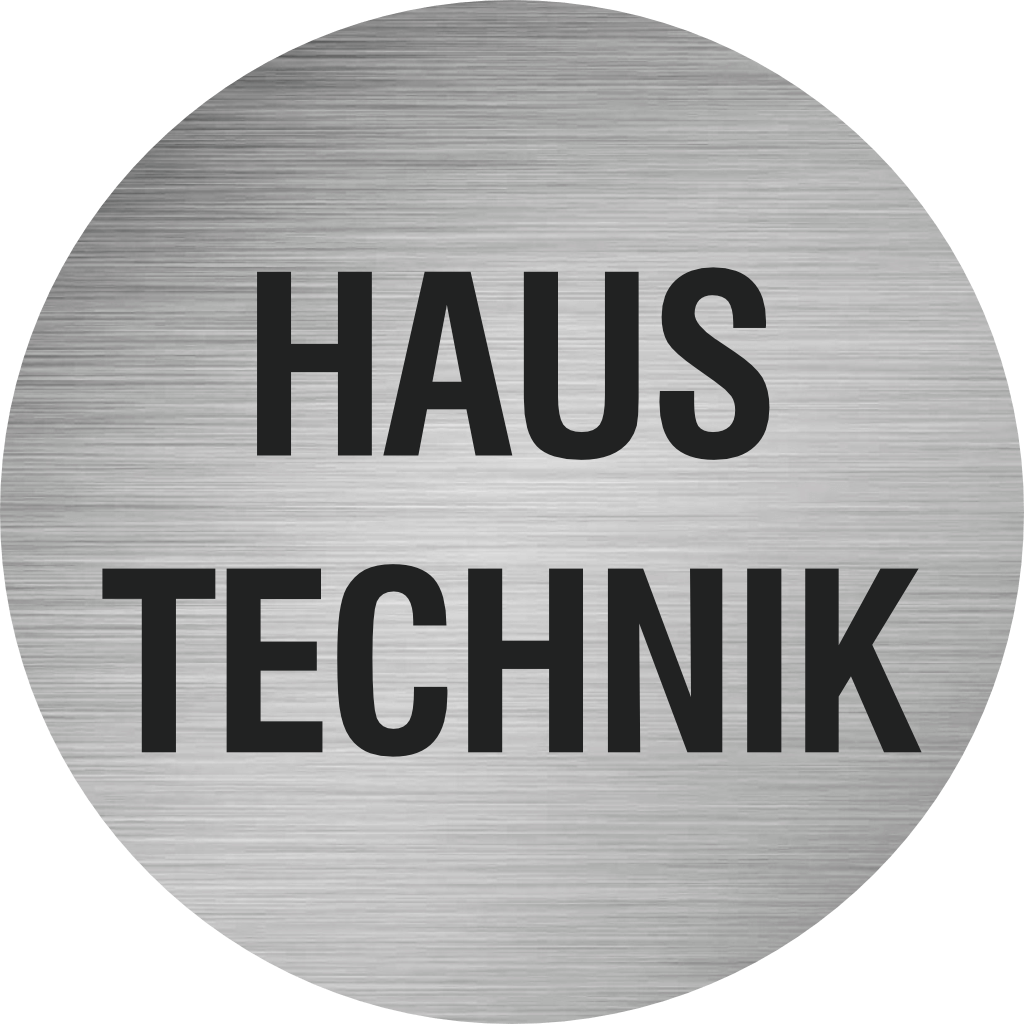 Piktogramm Edelstahl Haustechnik