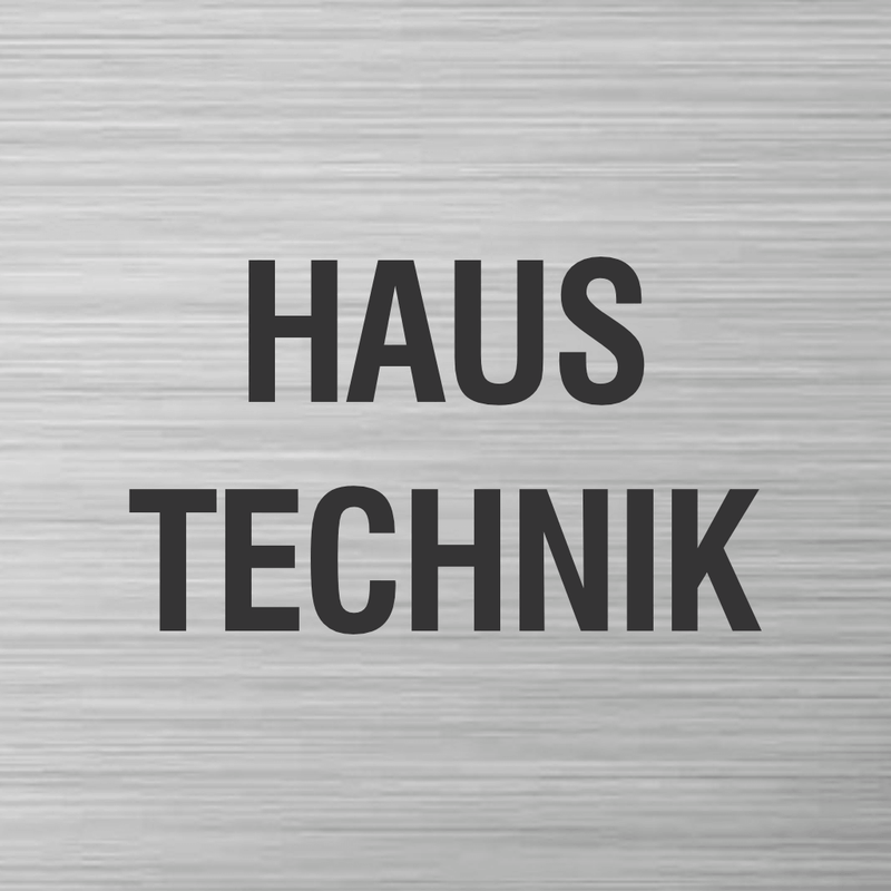 Piktogramm Edelstahl Haustechnik