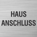 Piktogramm Edelstahl Hausanschluss