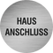 Piktogramm Edelstahl Hausanschluss