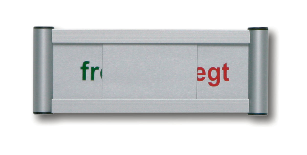 Türschilder in 4 Größen - mit Alu Klappprofil und Acrylabdeckung - Türschild Büsum