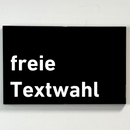 gestalten Sie selbst-Praxisschild-Acrylglas-Folie  in 130 x 200 mm