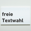 gestalten Sie selbst-Praxisschild-Acrylglas-Folie  in 130 x 200 mm