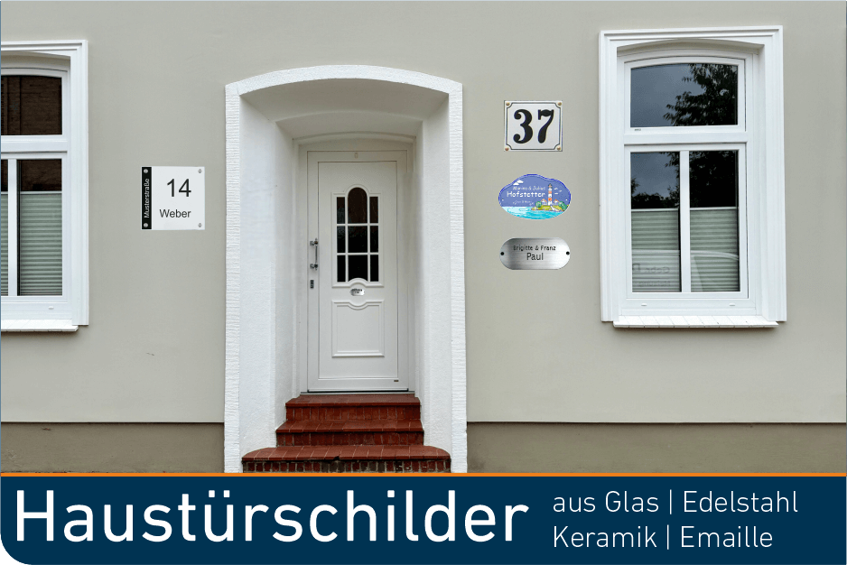 Haustürschilder