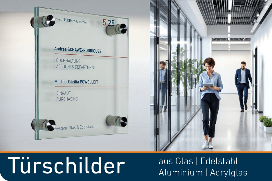 Türschilder Büro