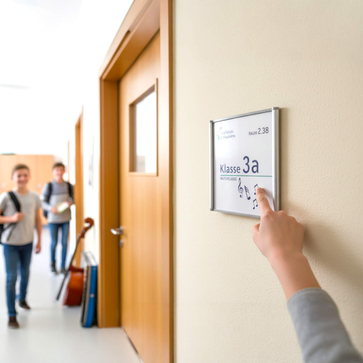 Türschild Marne de Luxe K - Alu Profil mit Kunststoffabdeckung (12 Gößen verfügbar)