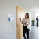 Türschilder Mölln 2.0 in 5 Größen mit Alu-Rahmen und PET-Abdeckplatte für Ihr Büro