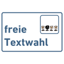 Praxisschild Acrylglas / Folie Freie Gestaltung zum Kleben