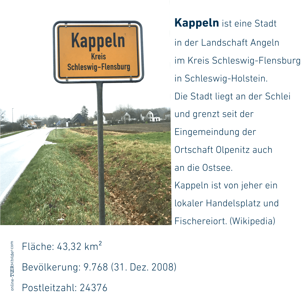 Türschild kappeln2