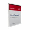 Türschild Maasholm in 9 Größen - Türschilder mit Alu Profil mit 2 mm Plexiglas