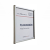 Türschild Marne de Luxe S in 12 Größen - Türschilder mit Abschlussteil aus Edelstahl und Acrylglasscheibe