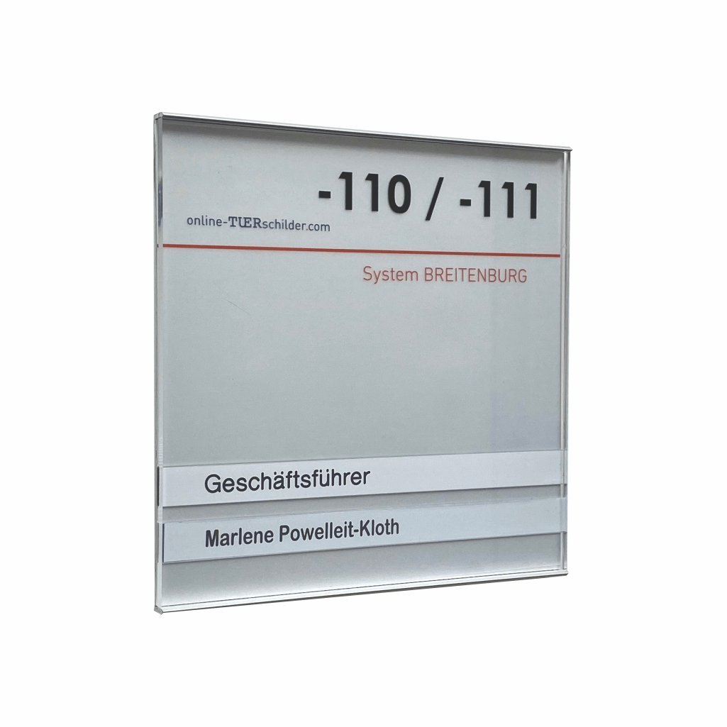 Türschilder Breitenburg 1