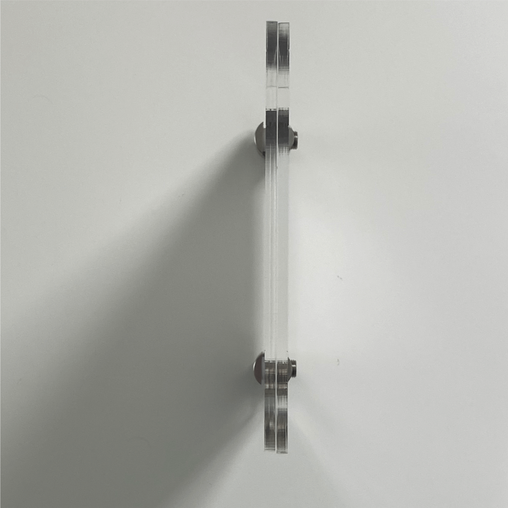 Türschilder in 5 Größen Acryl mit Klemmhalter aus Edelstahl - Türschild Noer