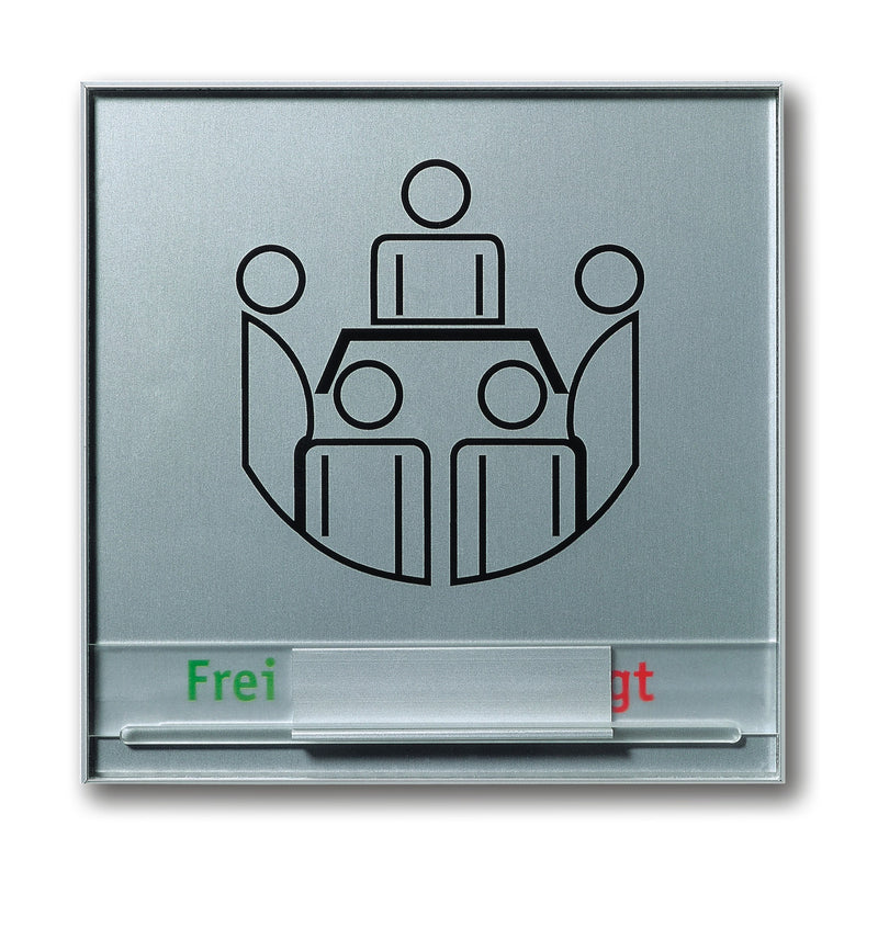 Türschilder Büro in 4 Größen - Schilderrahmen aus Aluminium - Türschild Kiel