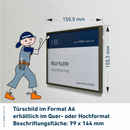Türschilder Büro Mölln Bronze Line 16