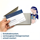 Türschilder Büro Mölln Bronze Line 18