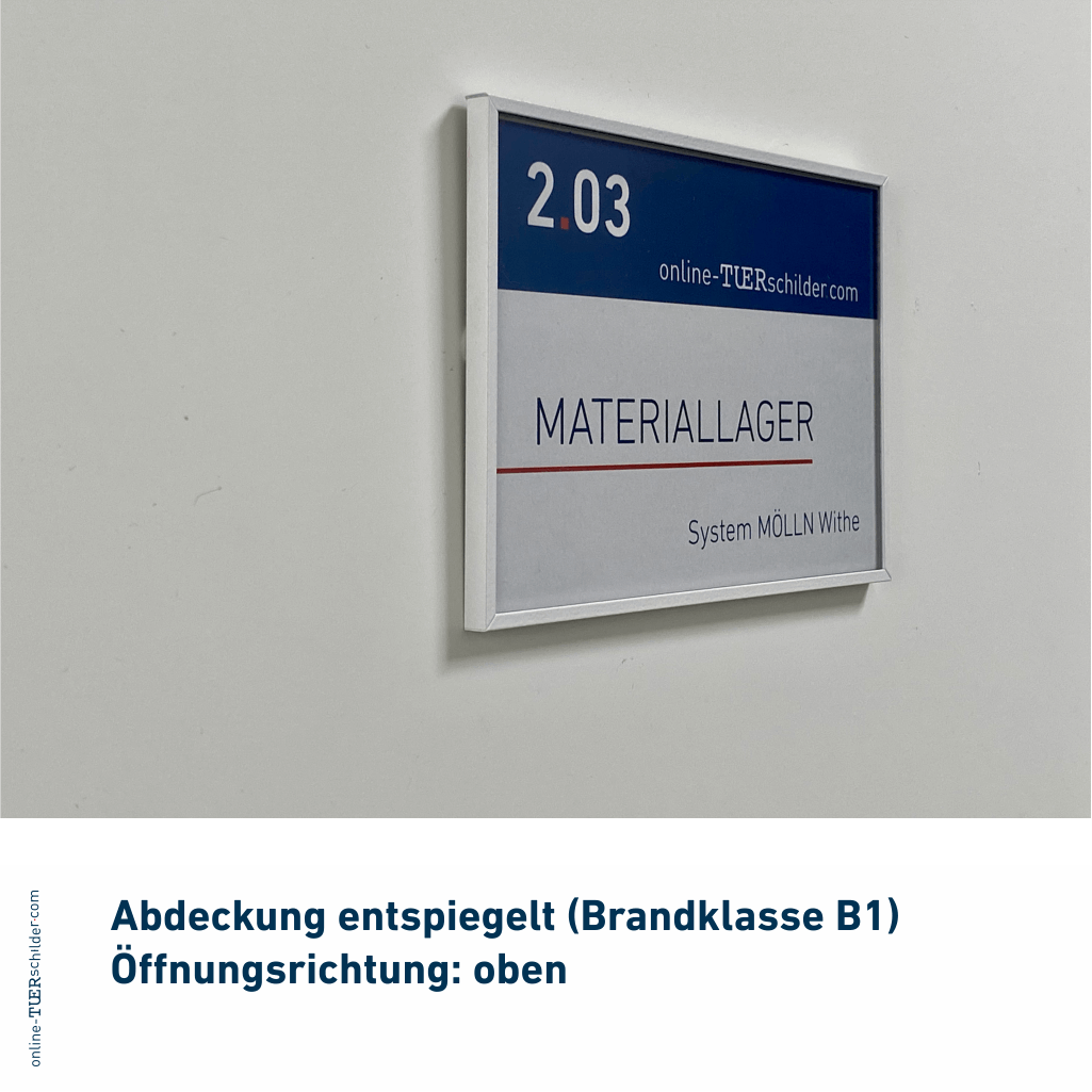 Türschilder Büro Mölln white 16