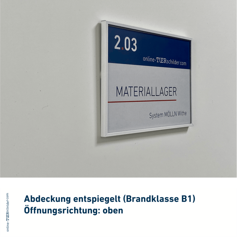 Türschilder Büro Mölln white 16