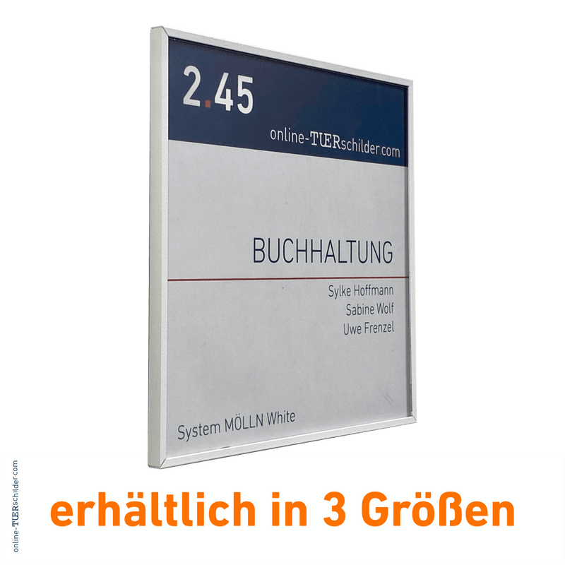 Türschilder Büro Mölln white 12