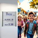 Türschilder für Schulen Marne in 10 Größen aus Alu-Profilrahmen mit Acrylglasabdeckung