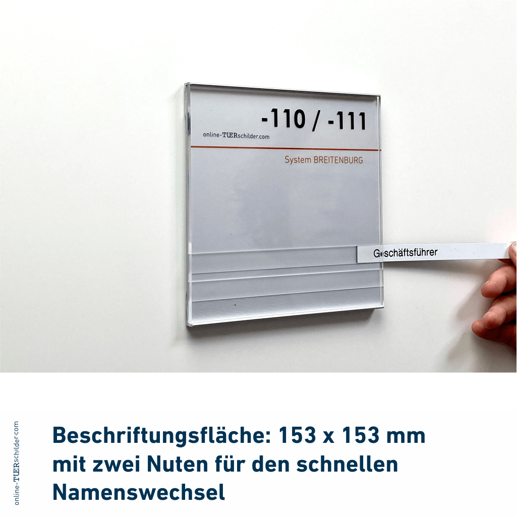 Türschilder Breitenburg 17