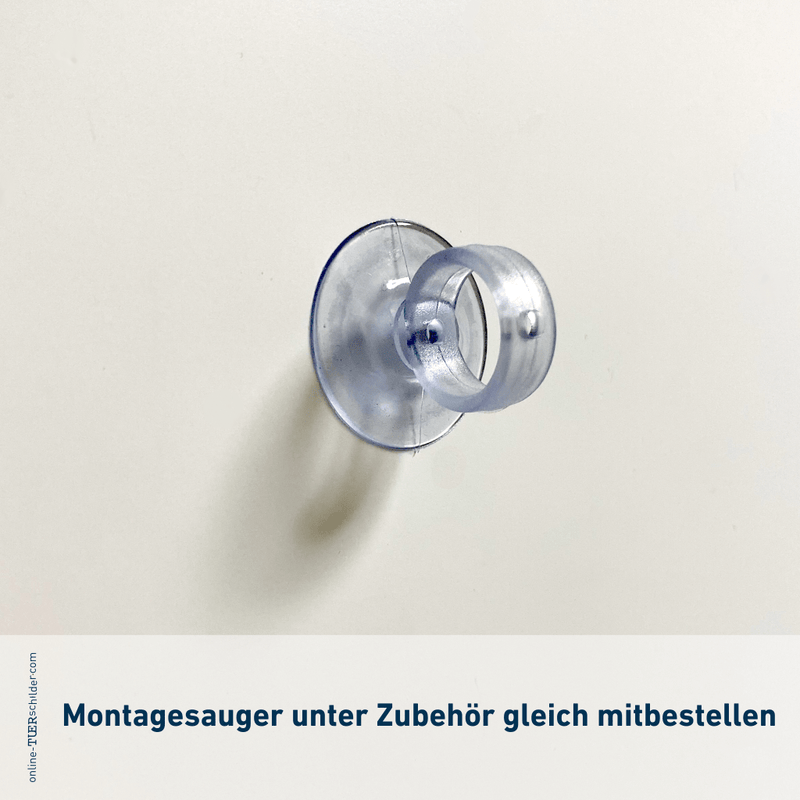 Türschild Büro in 19 Größen mit Alurahmen, Acrylglas - Fehmarn