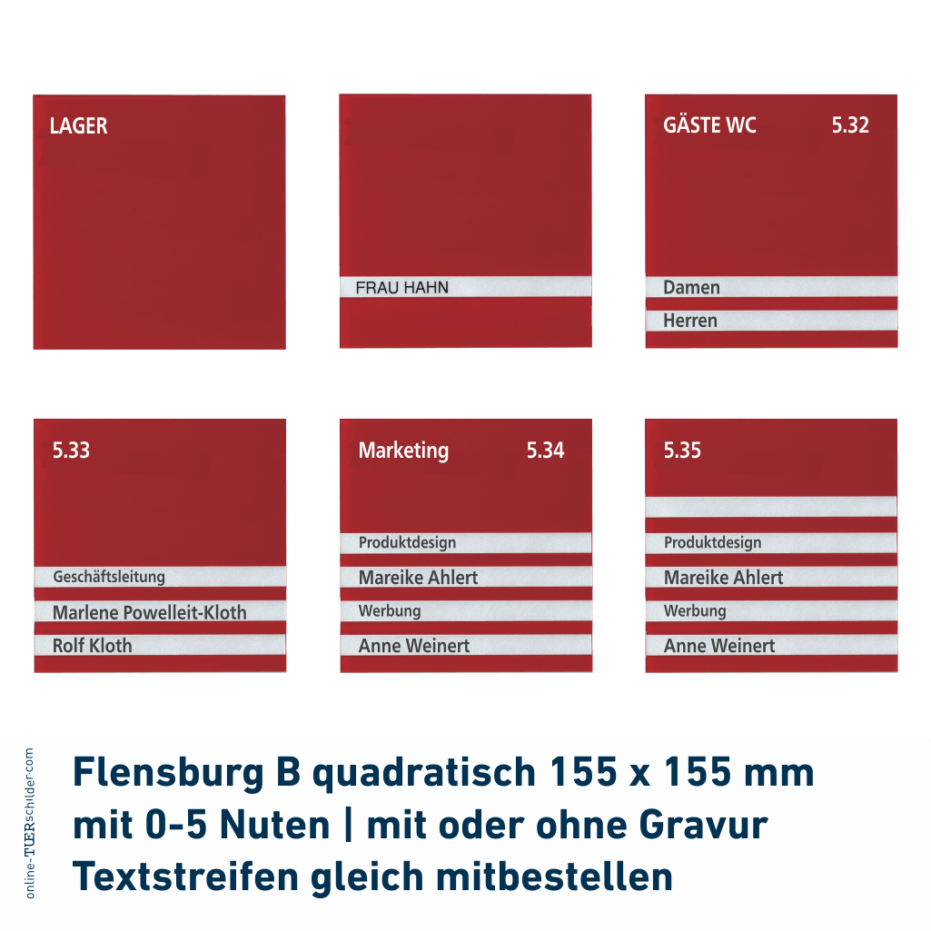 Türschild Flensburg 14