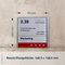 Türschilder Kappeln für Ihr Büro in 9 Größen aus Alu-Stangenprofil, Acrylglas