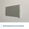 Türschild Büro in 9 Größen aus Alu-Stangenprofil, Acrylglas - Kappeln