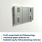 Türschild Büro in 9 Größen aus Alu-Stangenprofil, Acrylglas - Kappeln