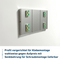 Türschilder Kappeln für Ihr Büro in 9 Größen aus Alu-Stangenprofil, Acrylglas