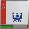 Frei Belegt Schild Fehmarn - Braille/Taktil Schrift