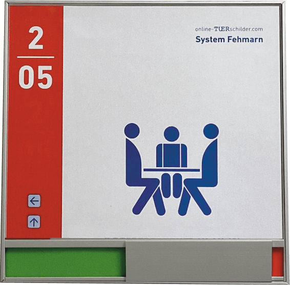 Frei besetzt Schild Fehmarn 1