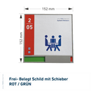 Frei besetzt Schild Fehmarn 12